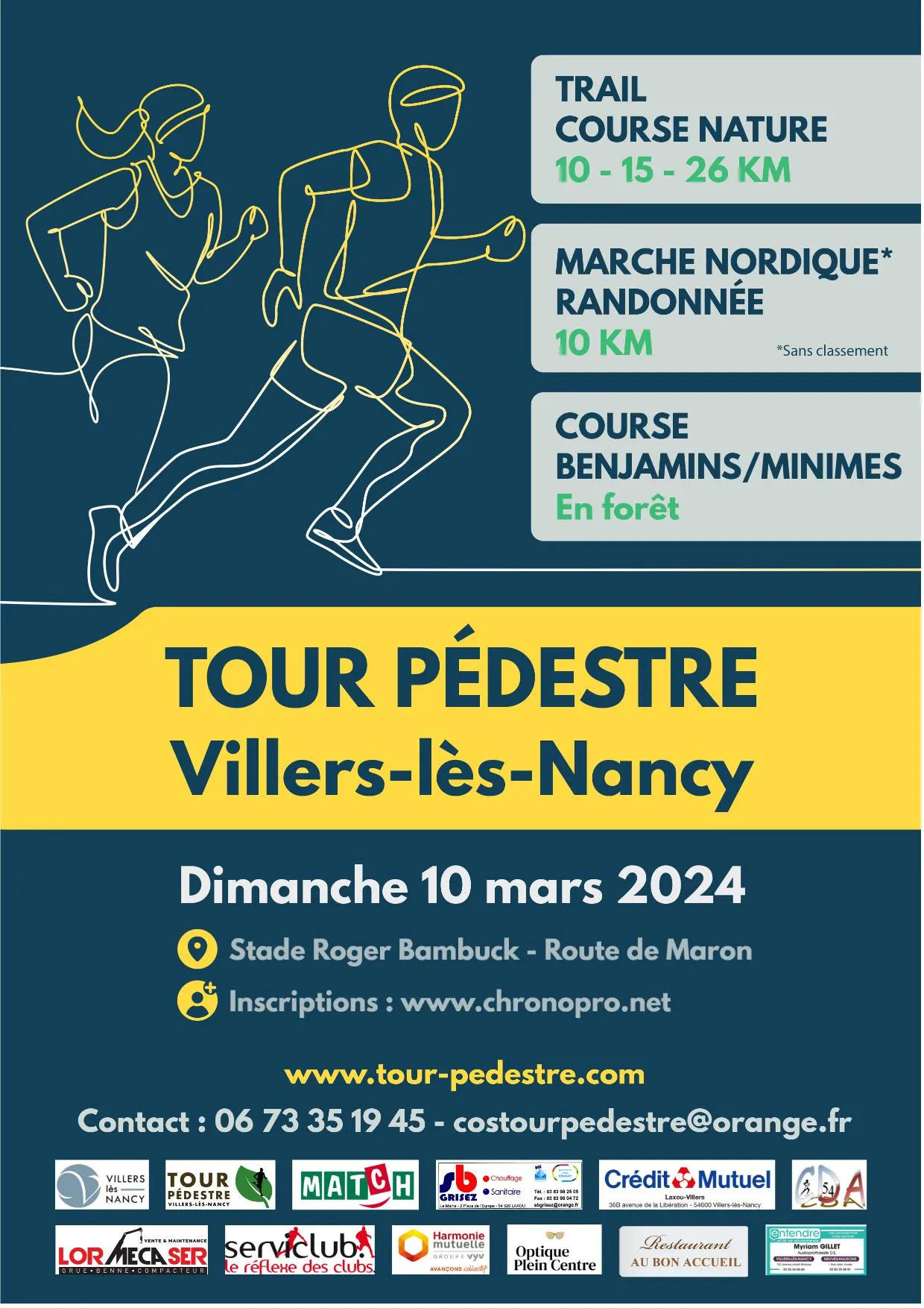 Tour Pédestre de Villers 2026 Inscription Résultats