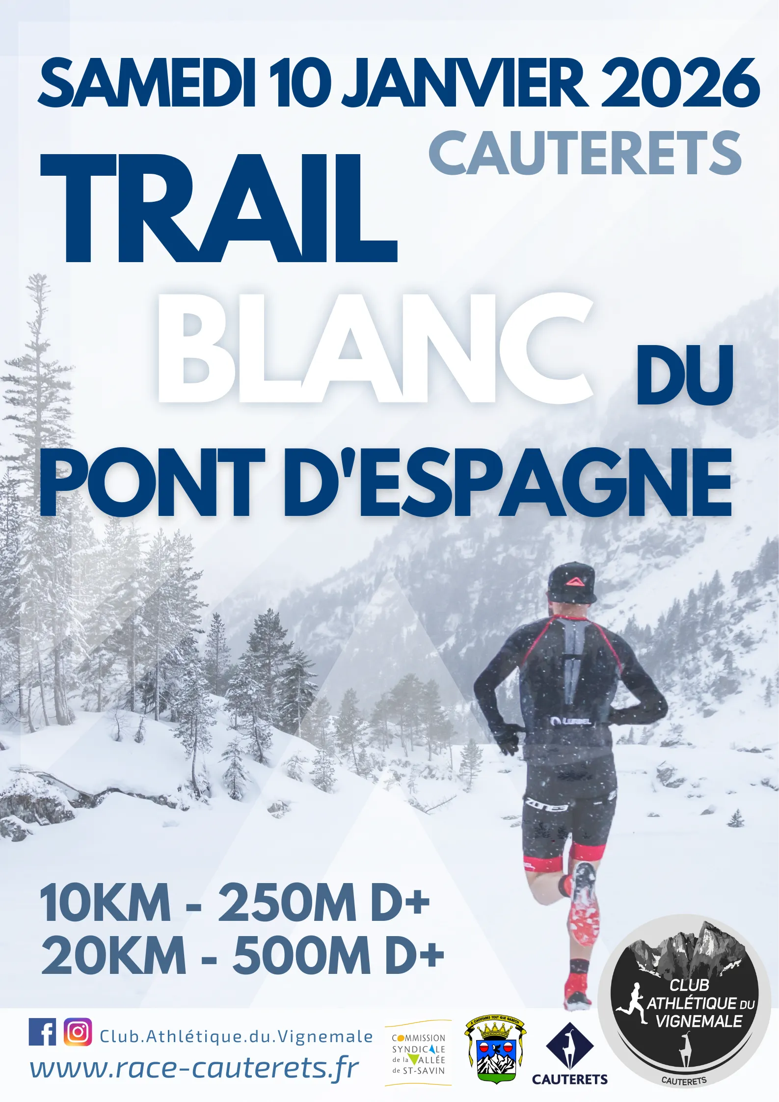Trail blanc du Pont d’Espagne 2026 Inscription Résultats
