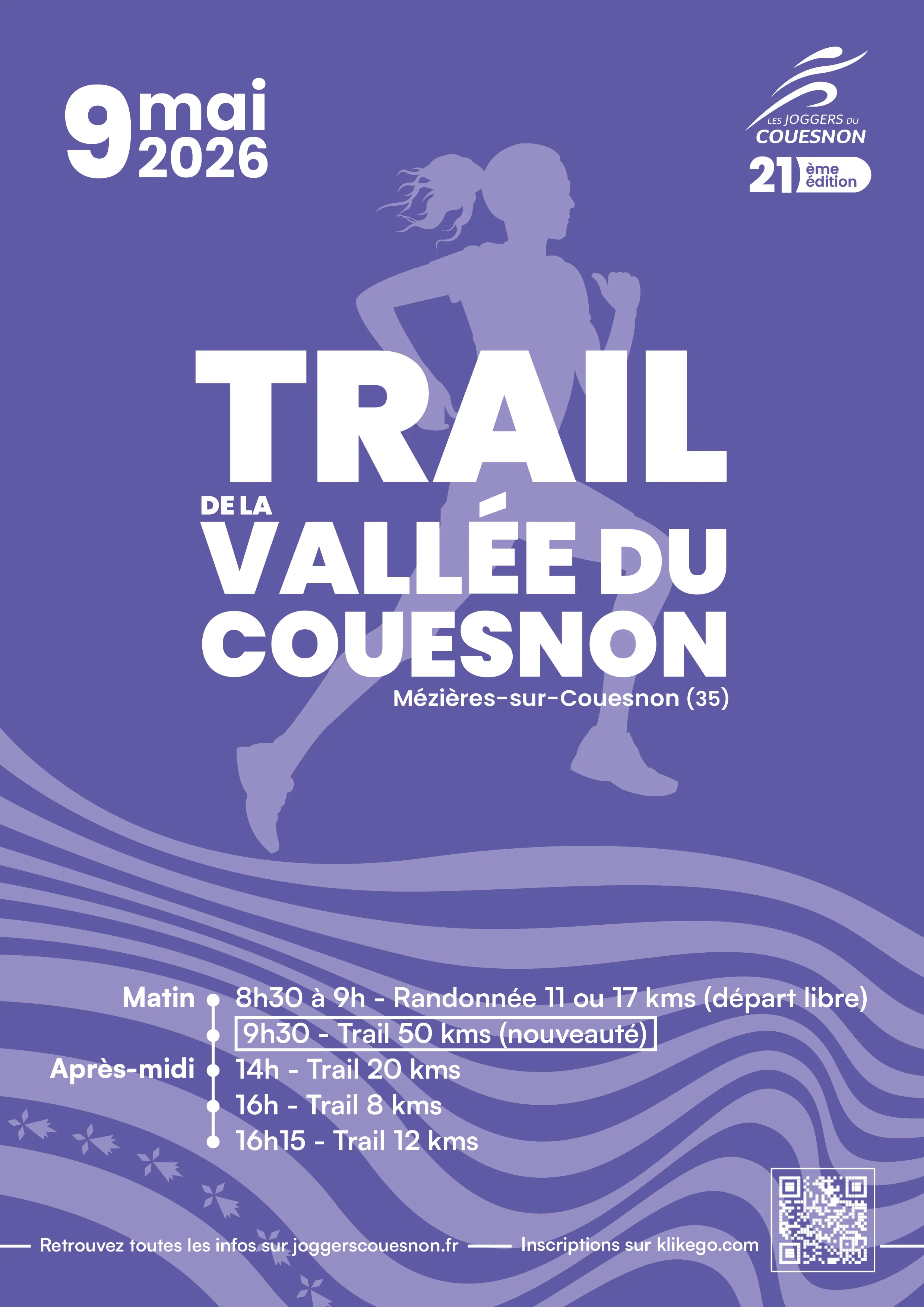 Trail court de la Vallée du Couesnon 2026 Inscription Résultats