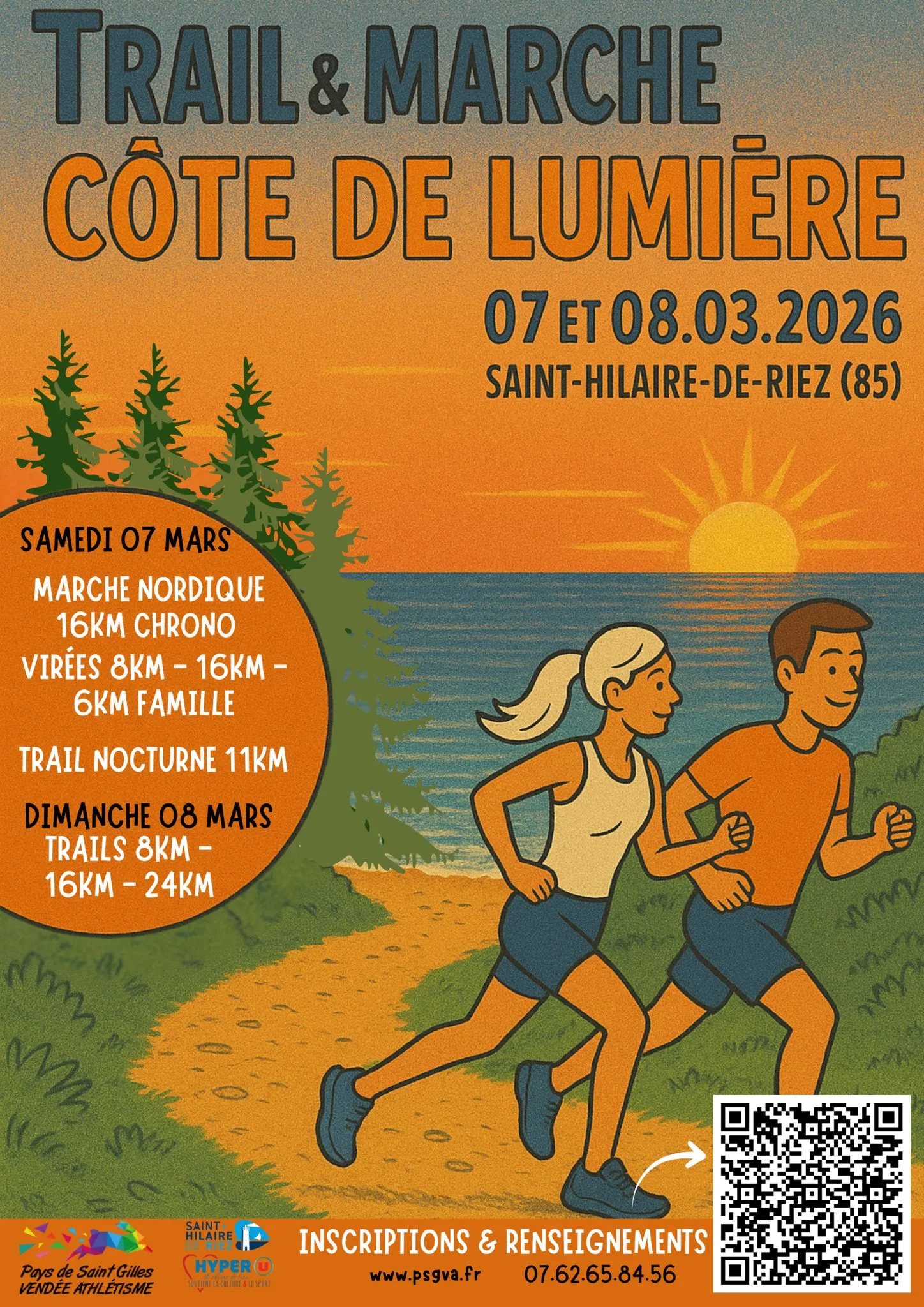 Trail de la Côte de Lumière 2026 Inscription Résultats