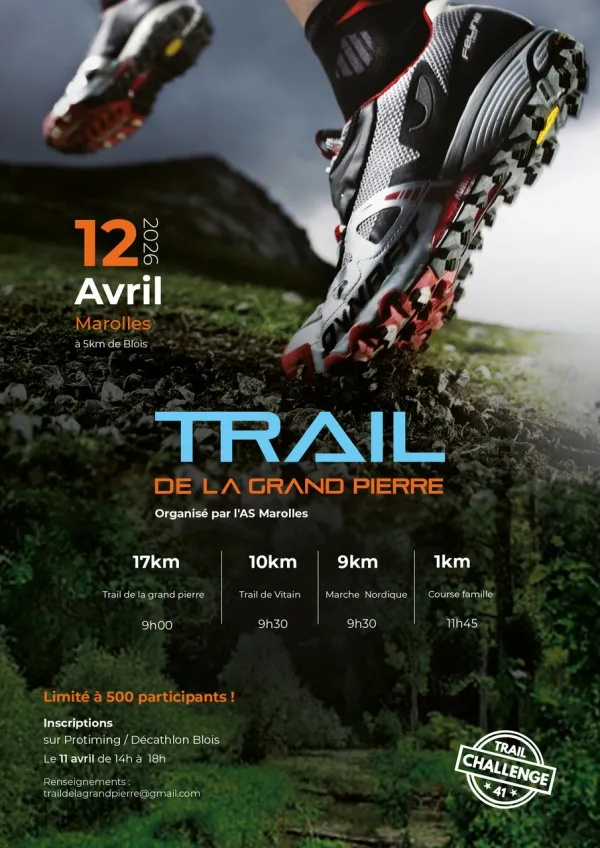 Trail de la Grande Pierre – Marolles 2026 Inscription Résultats