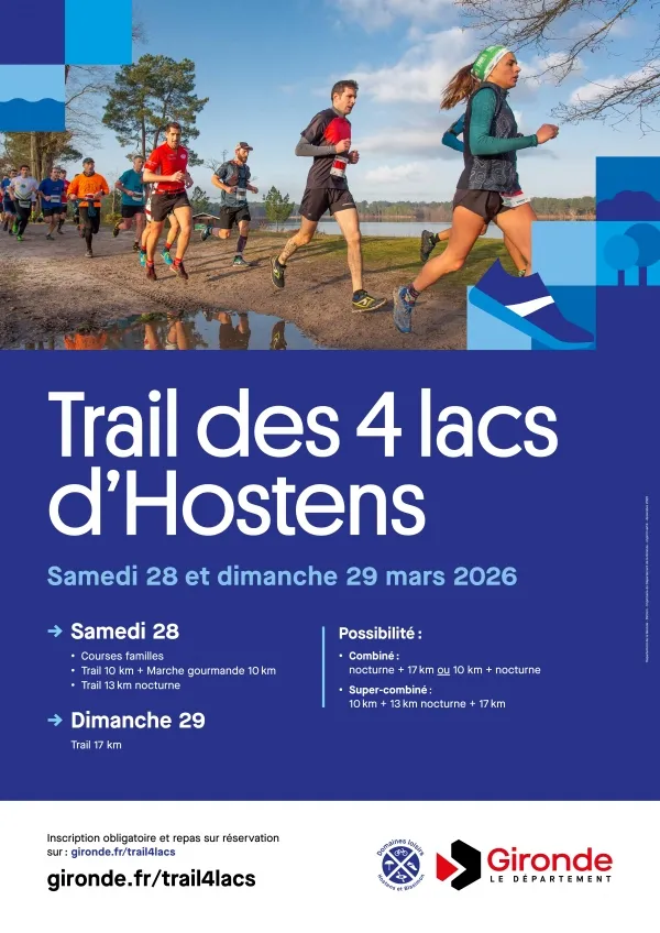 Trail des 4 lacs d&rsquo;Hostens 2026 Inscription Résultats