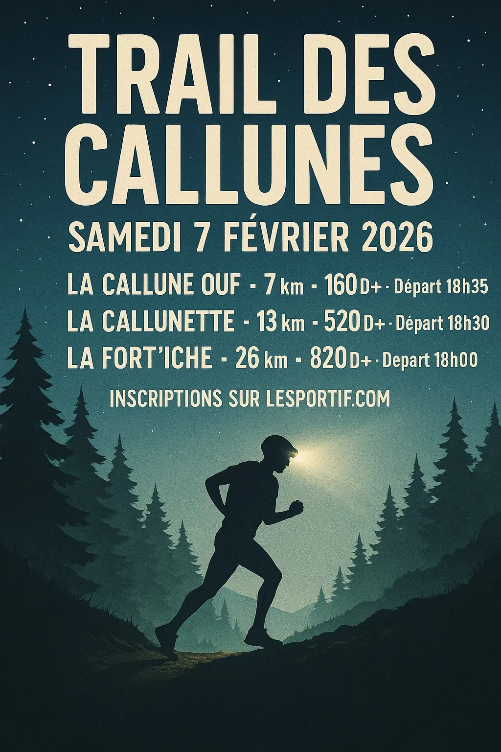 Trail des Callunes 2026 Inscription Résultats