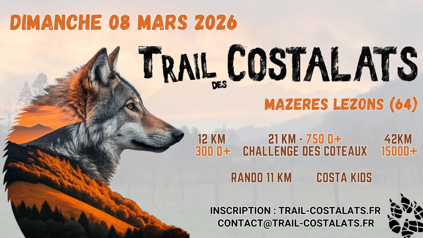 Trail des Costalats 2026 Inscription Résultats