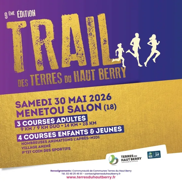 Trail des Terres du Haut Berry 2026 Inscription Résultats
