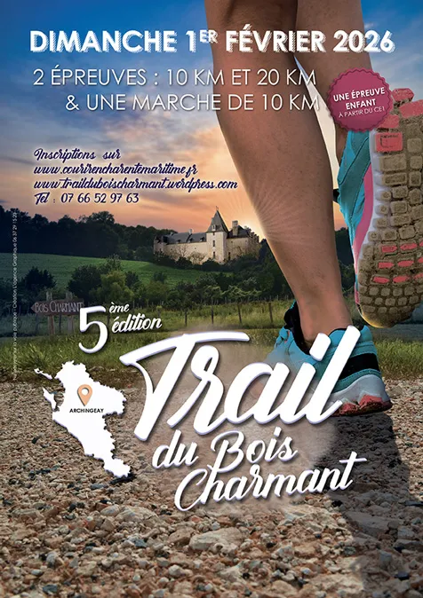 Trail du Bois Charmant 2026 Inscription Résultats