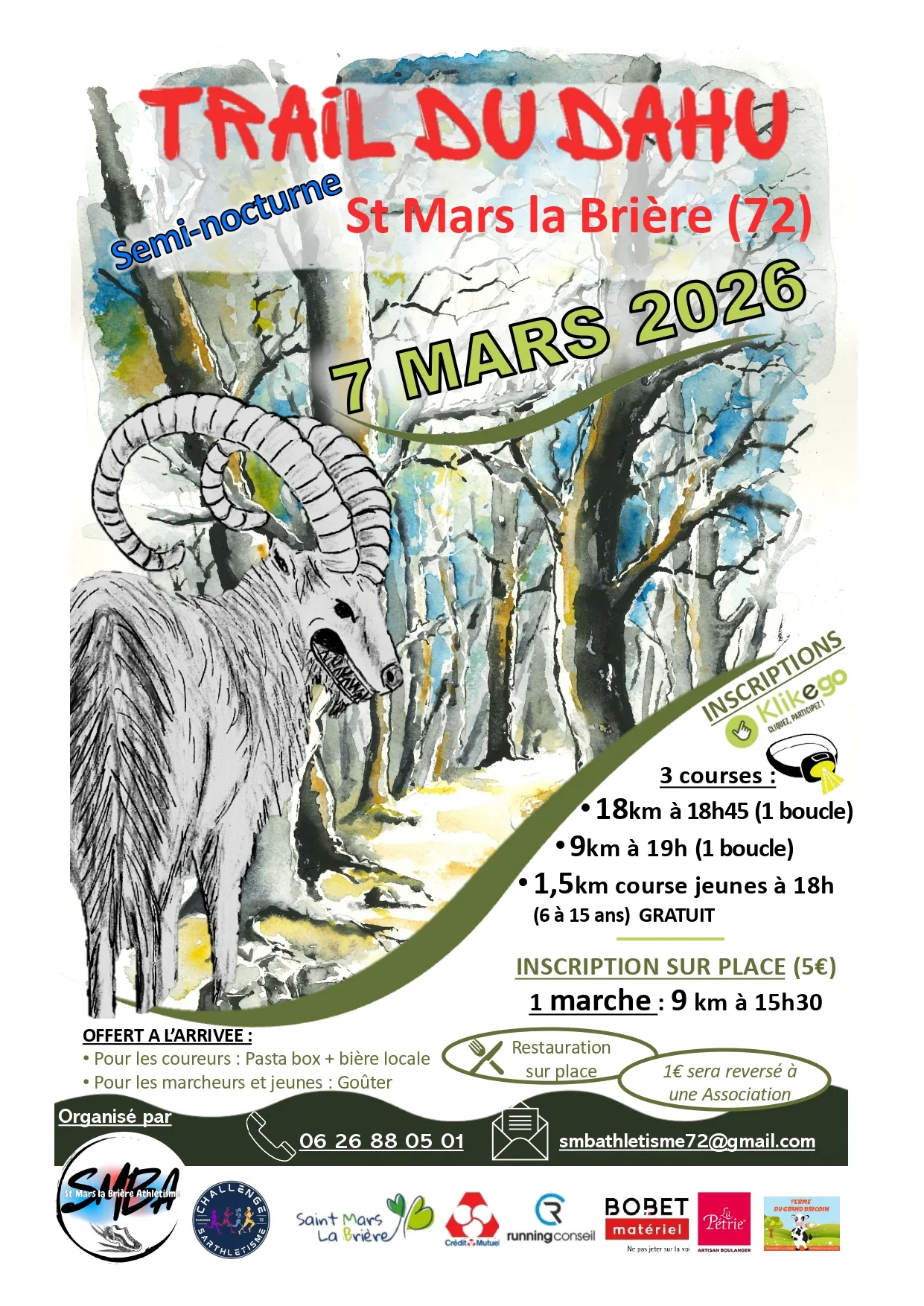 affiche de la course