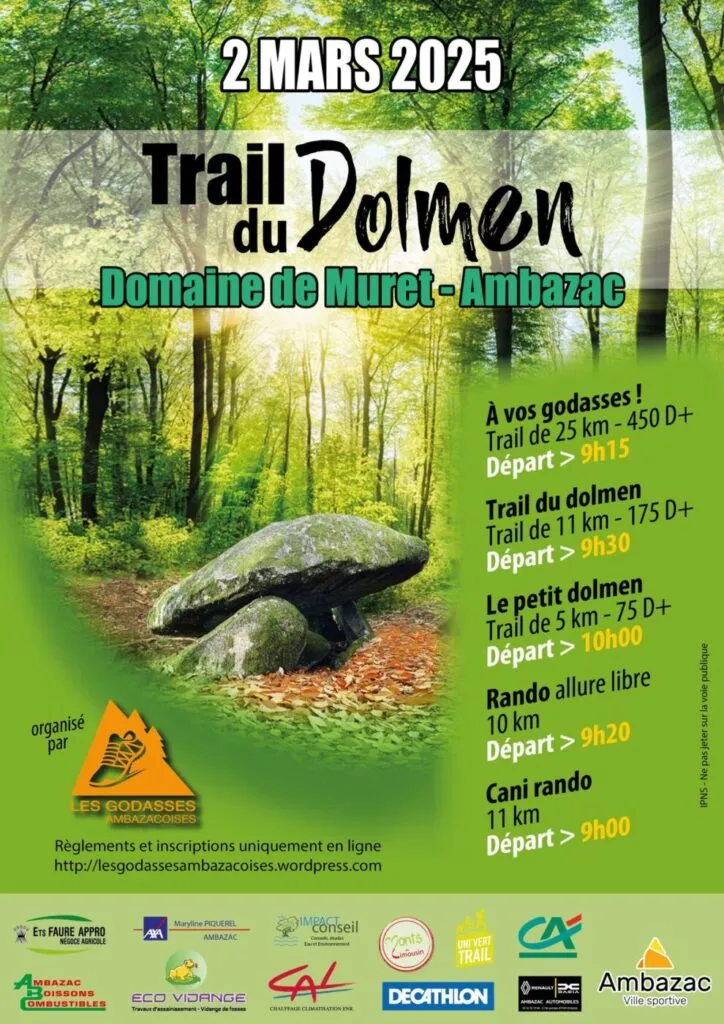 Trail du Dolmen – Ambazac 2026 Inscription Résultats