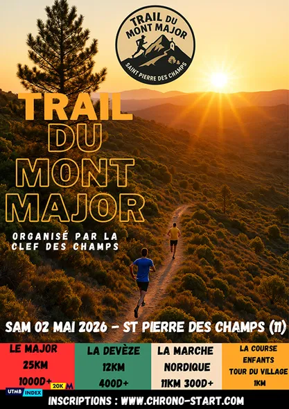 Trail du Mont Major 2026 Inscription Résultats