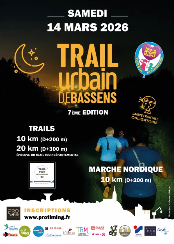 Trail Urbain de Bassens 2026 Inscription Résultats