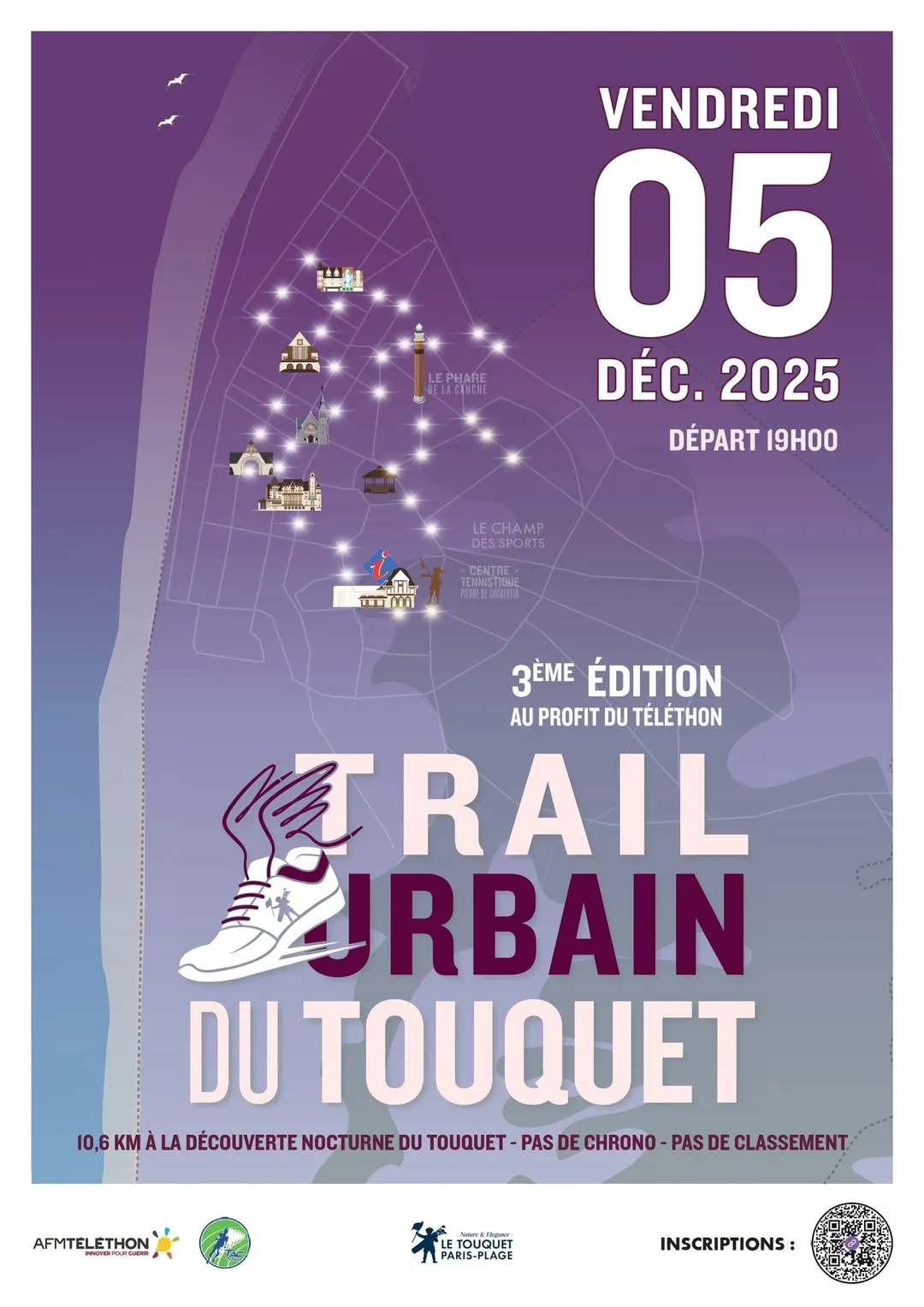Trail urbain du Touquet 2025 Inscription Résultats
