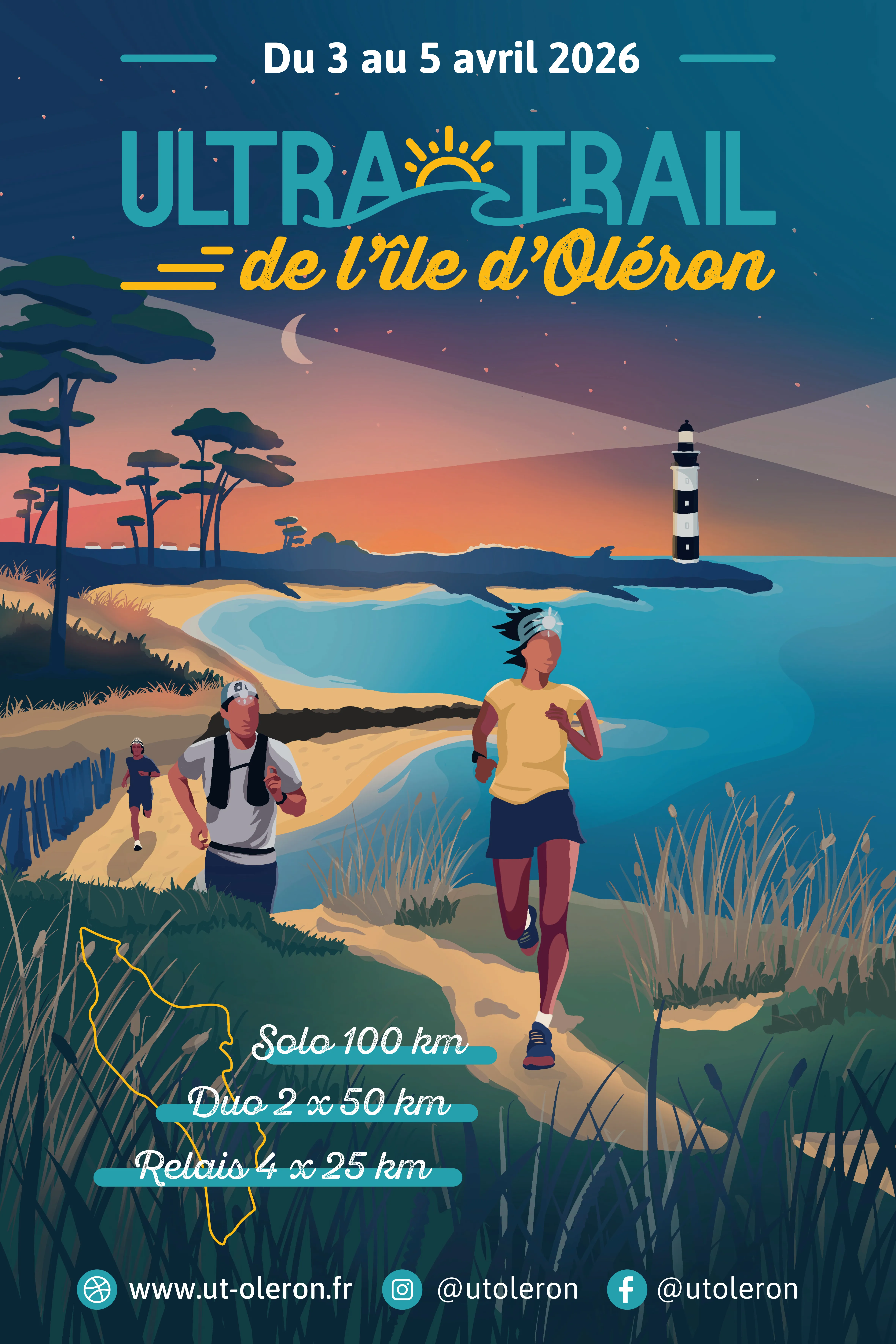 Ultra trail de l&rsquo;ïle d Oléron 2025 Inscription Résultats