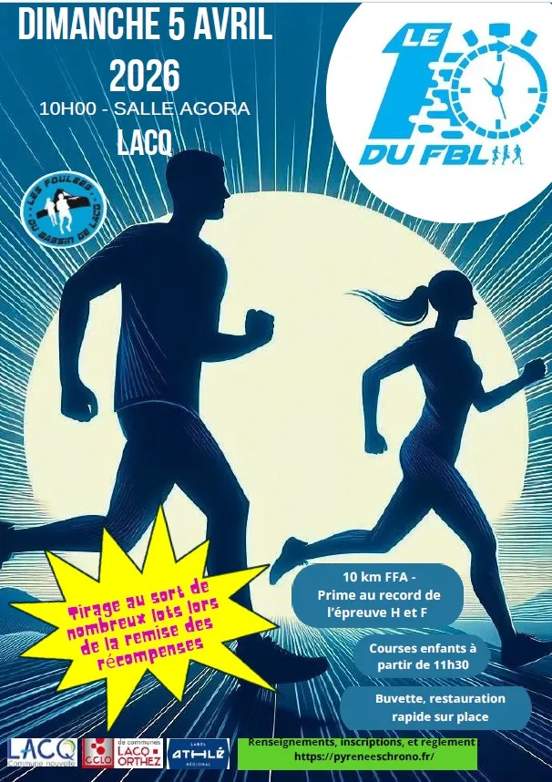 10 km de Lacq 2026 Inscription Résultats