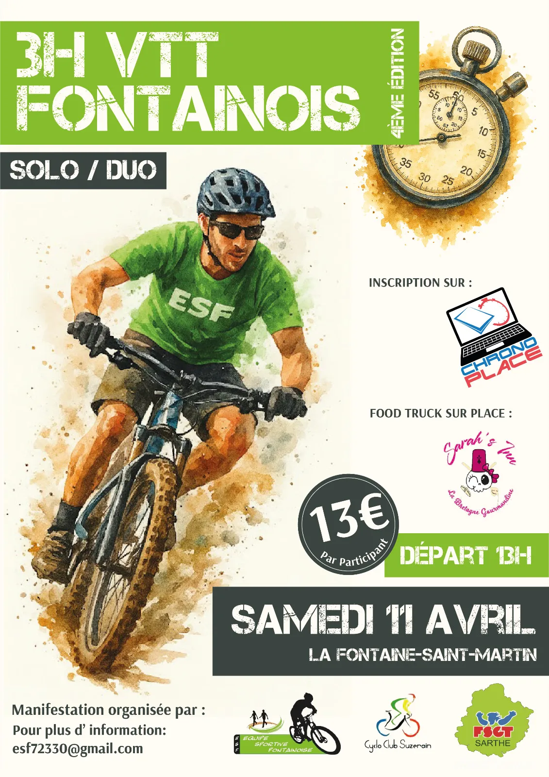 3h VTT Fontainois 2026 Guide Inscription Résultats