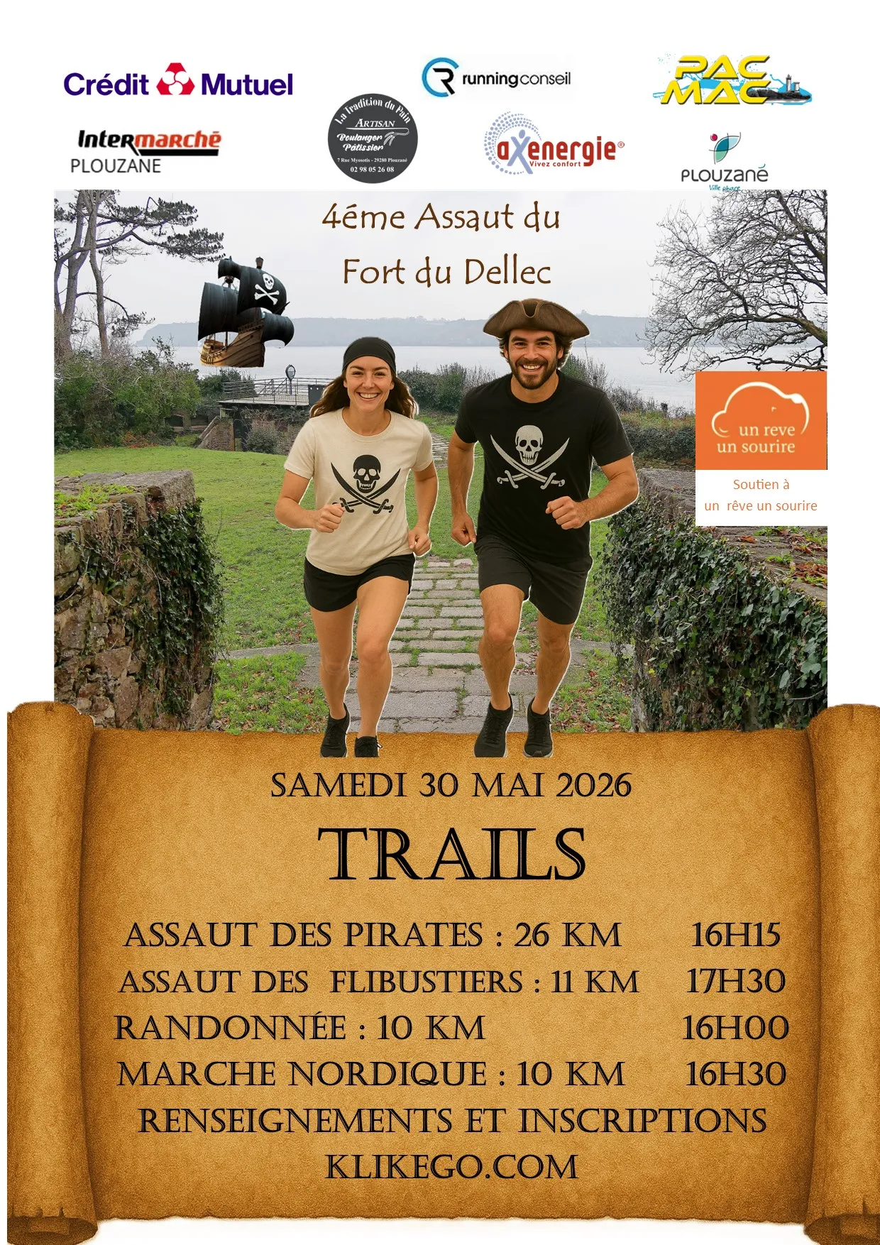 A l&rsquo;Assaut du Fort du Dellec 2026 Inscription Résultats