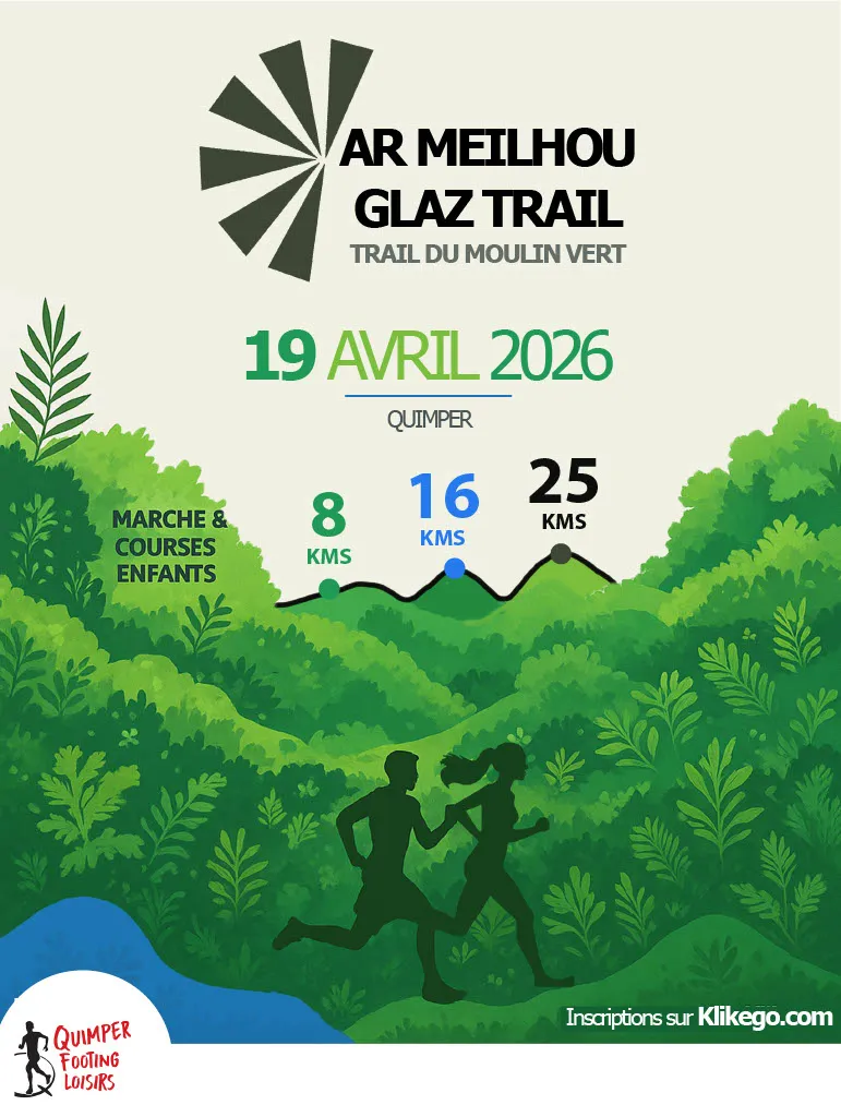 Ar Meilhou Glaz trail Quimper 2027 Guide Inscription Résultats
