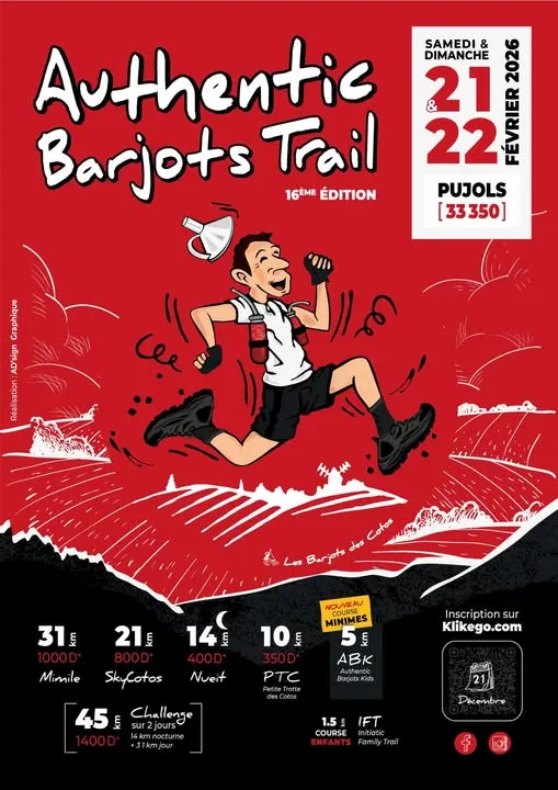 Authentic Barjots Trail 2026 Inscription Résultats