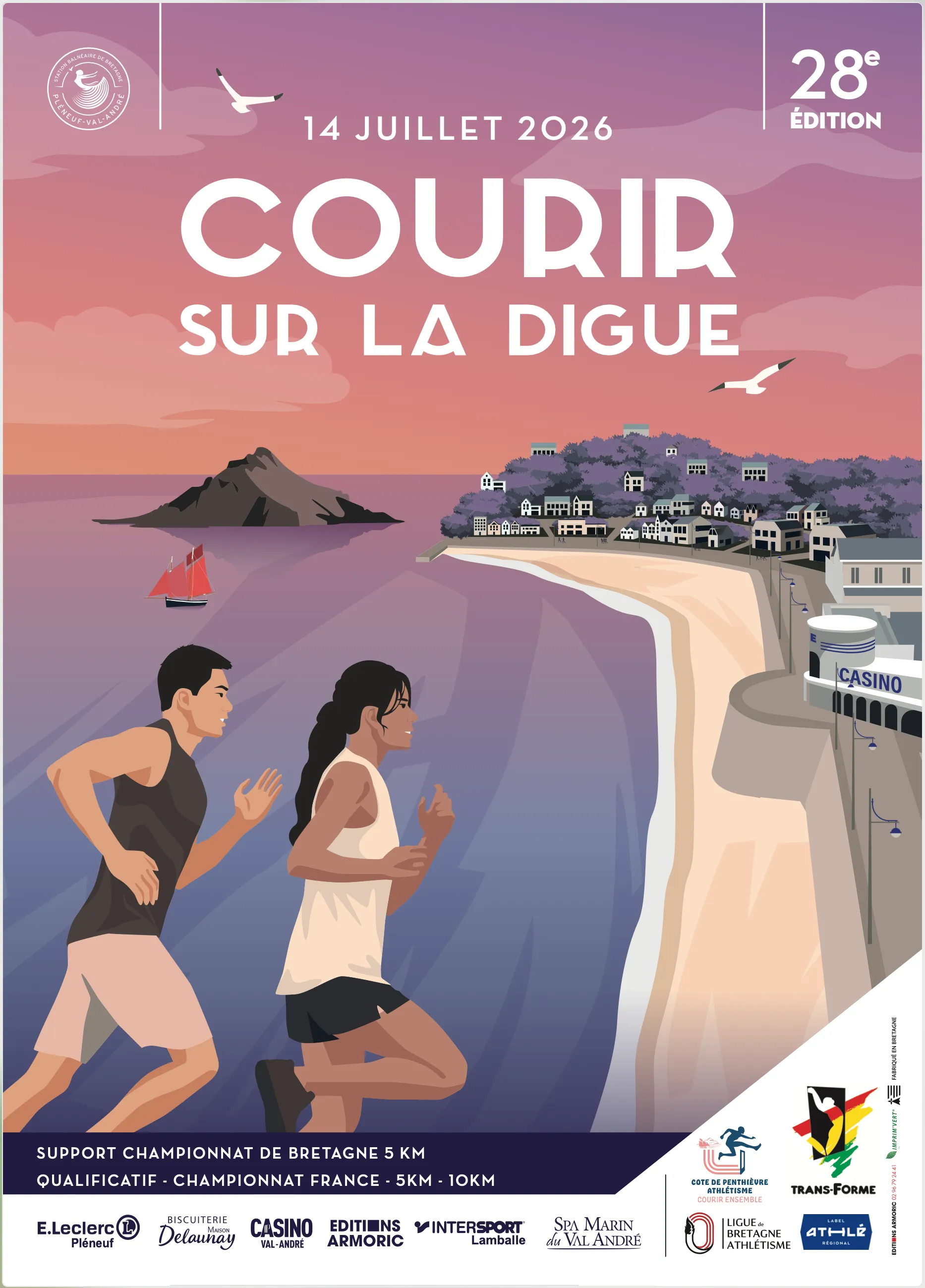 affiche de la course