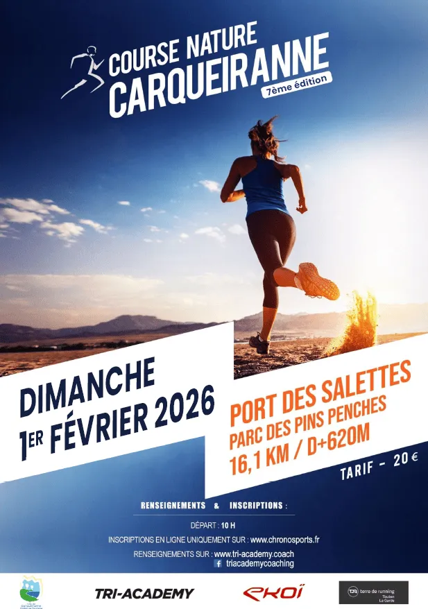 Course Nature de Carqueiranne 2026 Inscription Résultats