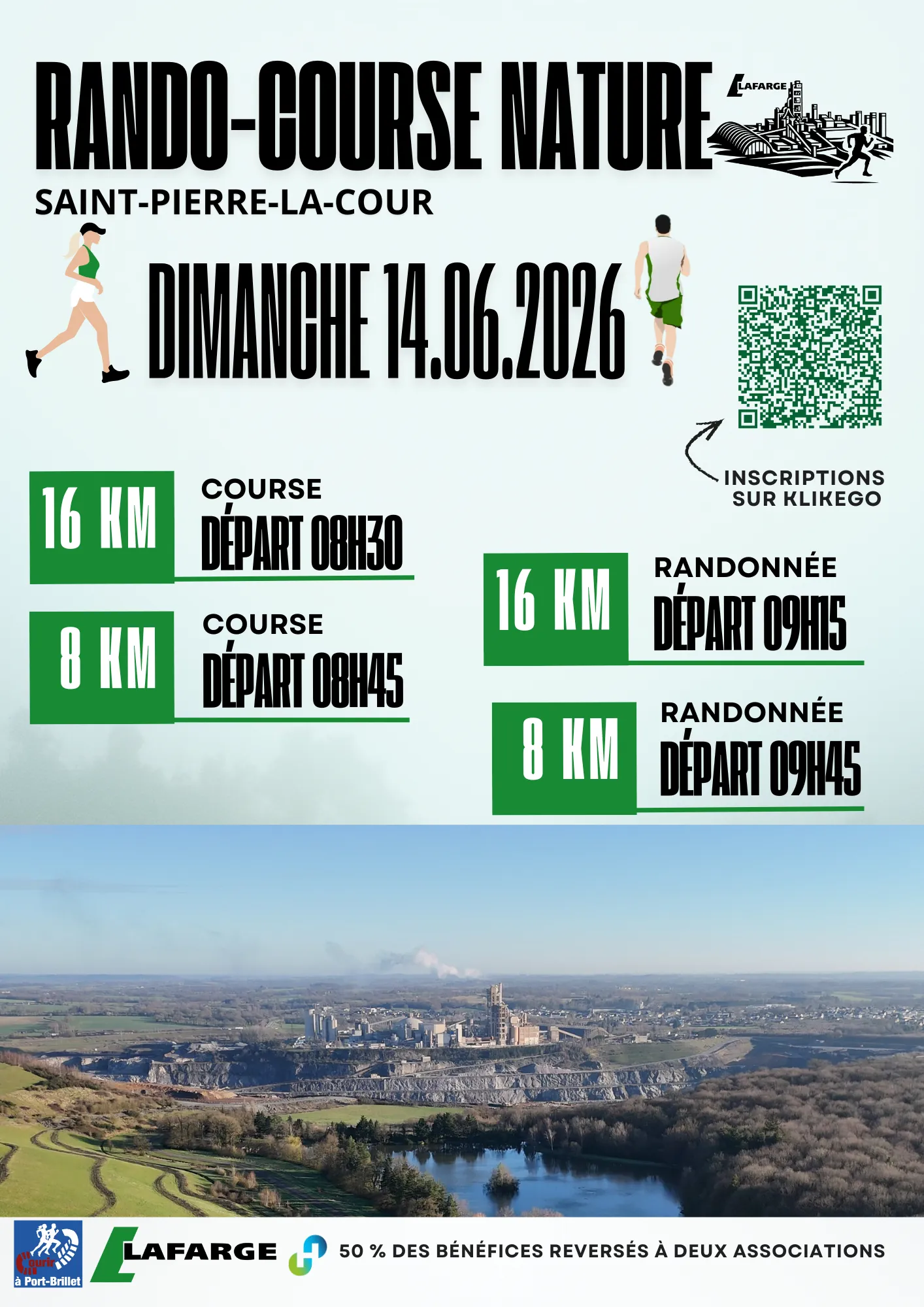 Course nature Lafarge Saint Pierre la Cour 2026 Guide Inscription Résultats