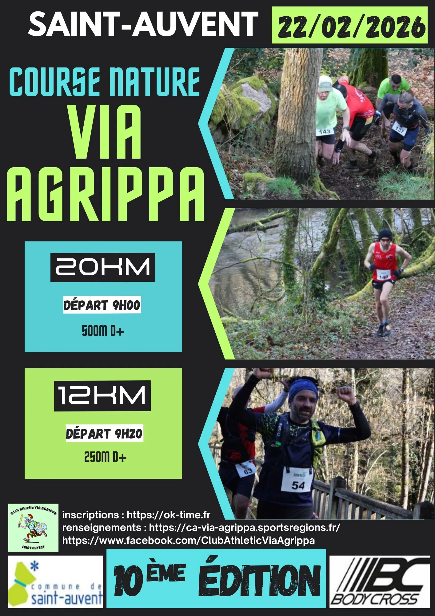 affiche de la course