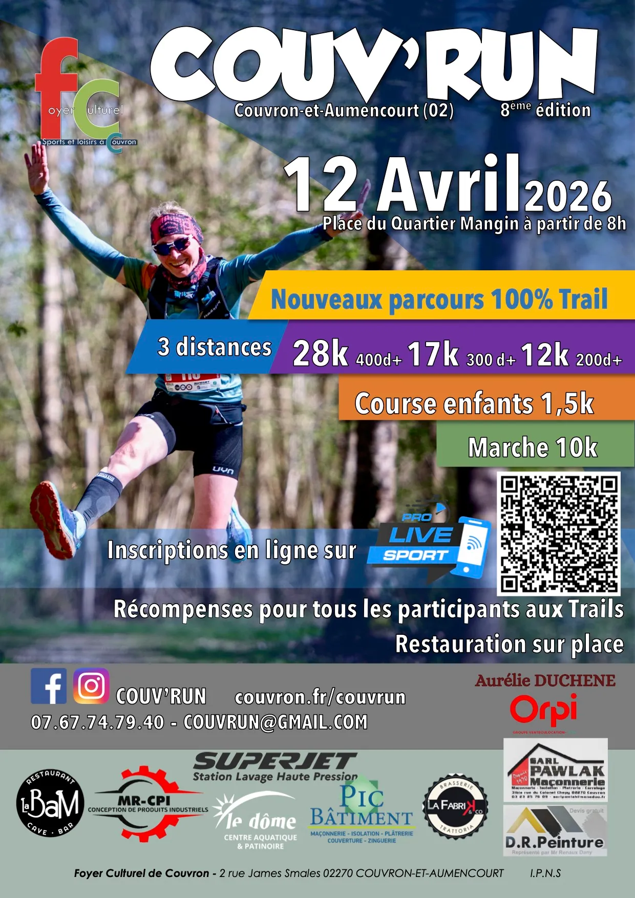 affiche de la course
