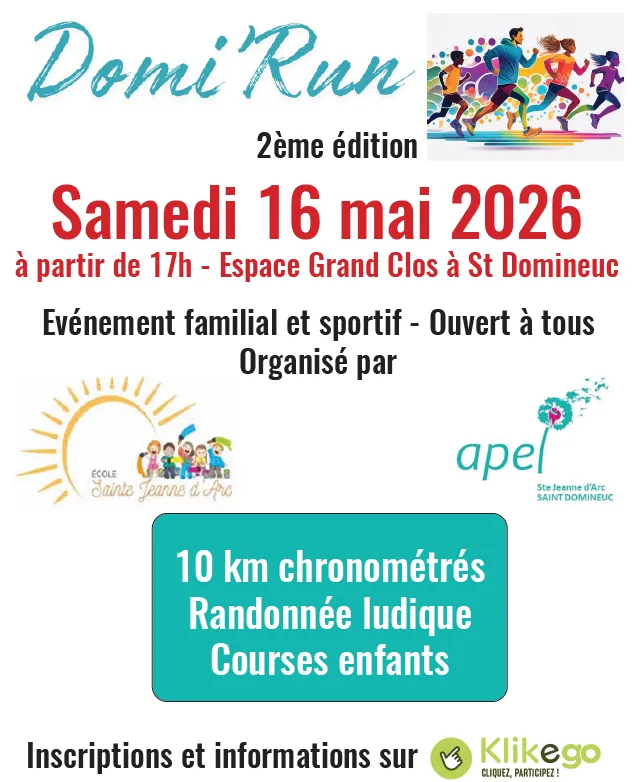 Domi&rsquo;Run 2026 Guide Inscription Résultats