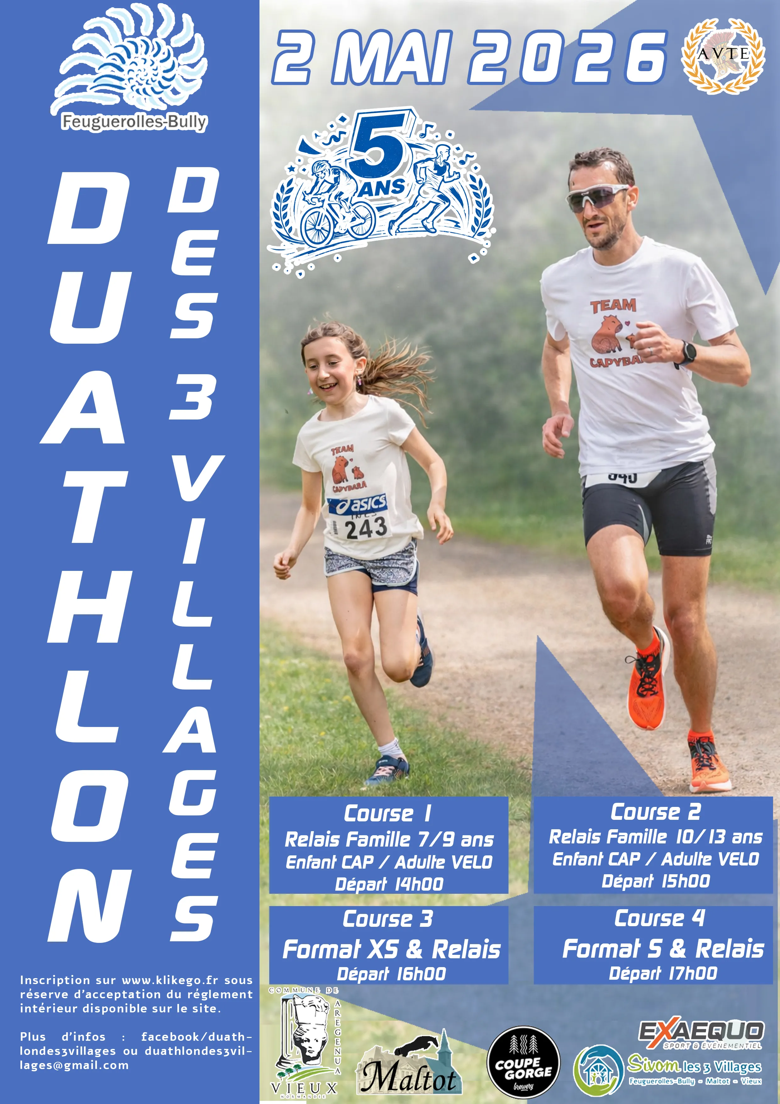 Duathlon des 3 Villages 2026 Guide Inscription Résultats
