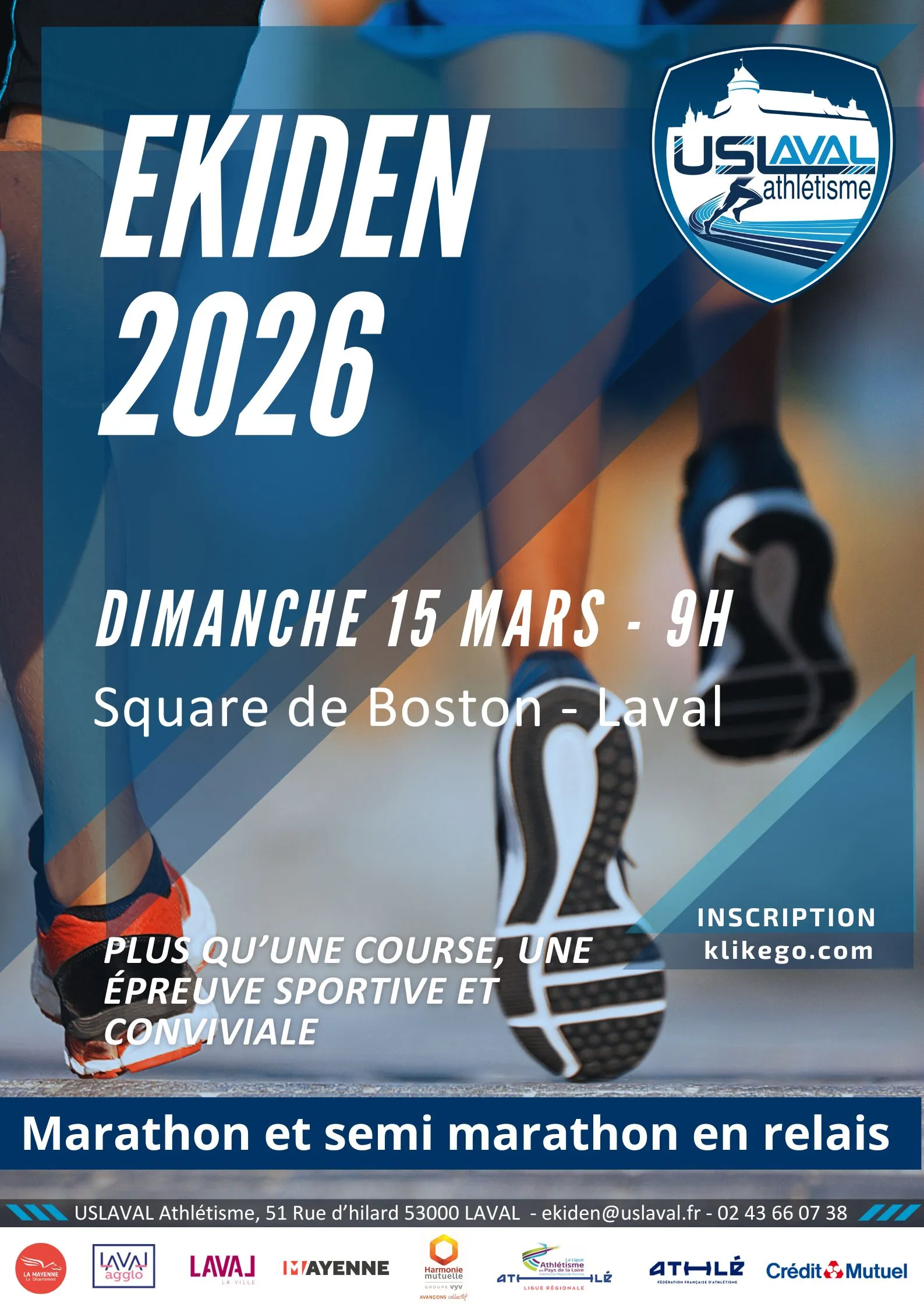 Ekiden de Laval 2026 Inscription Résultats