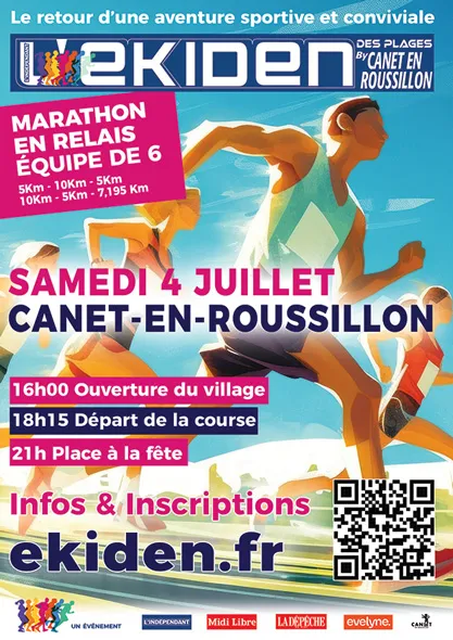 Ekiden des plages by Canet en Roussillon 2026 Inscription Résultats