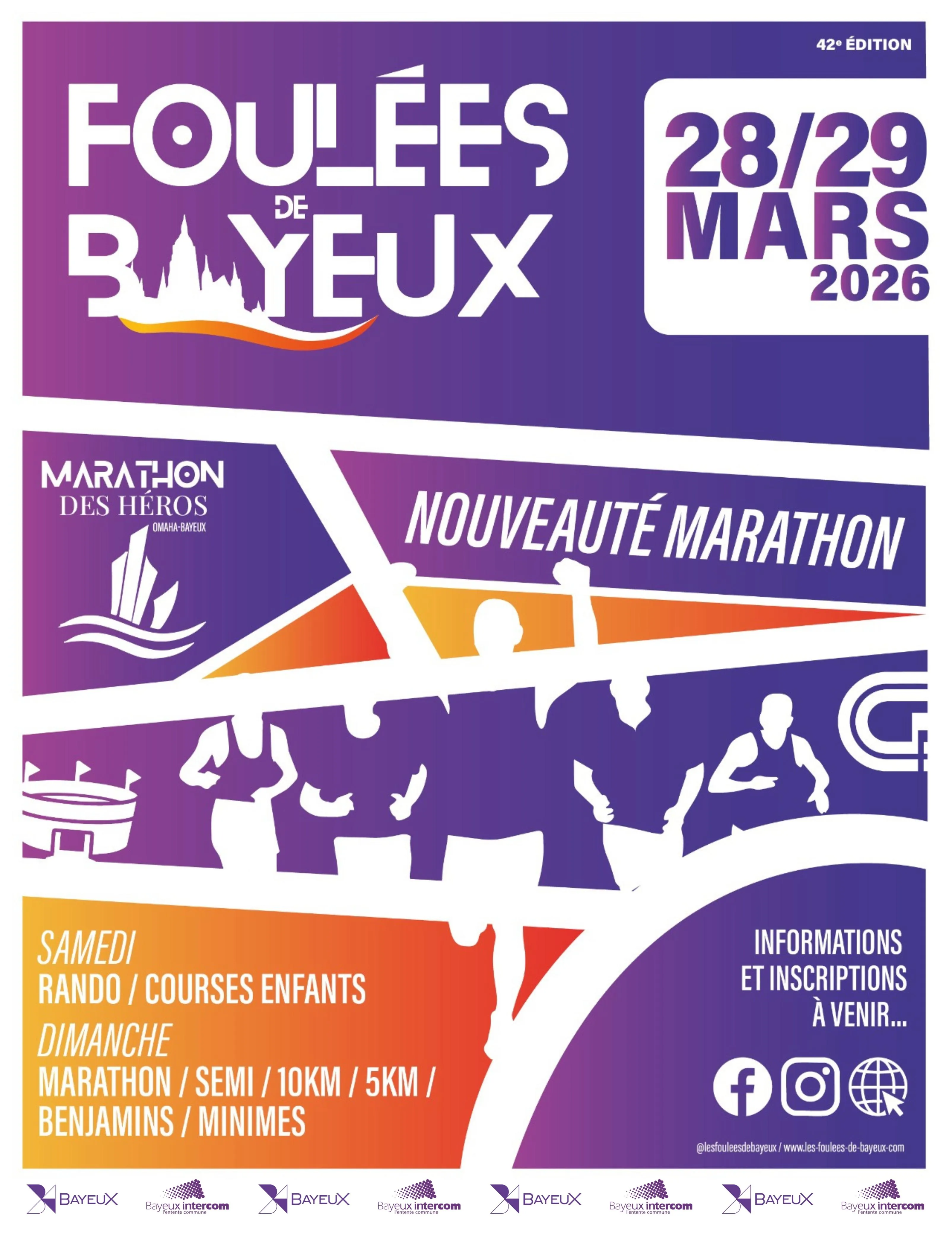 Foulées de Bayeux 2026 Inscription Résultats
