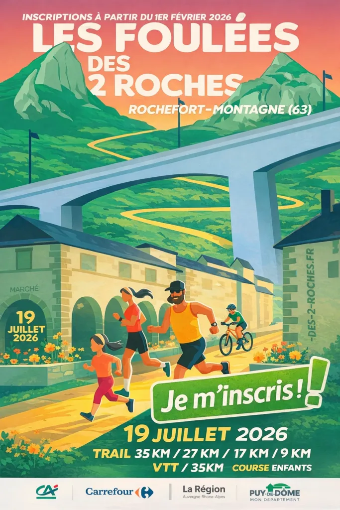 Foulées des 2 Roches – 63 2026 Guide Inscription Résultats