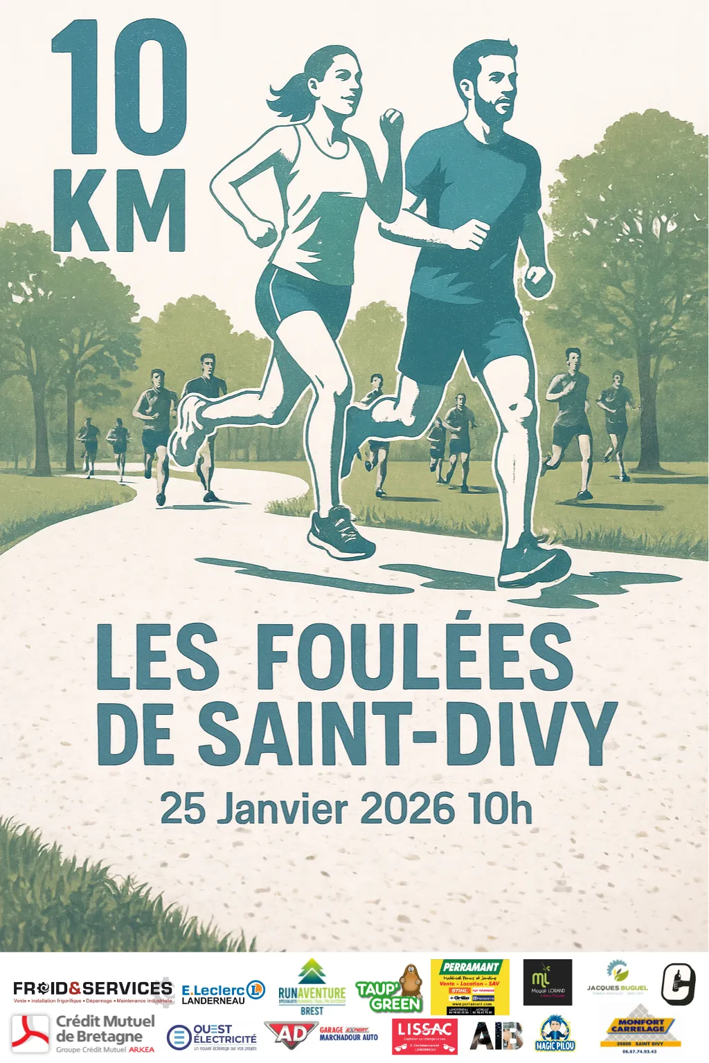 Foulées de Saint Divy 2026 Inscription Résultats
