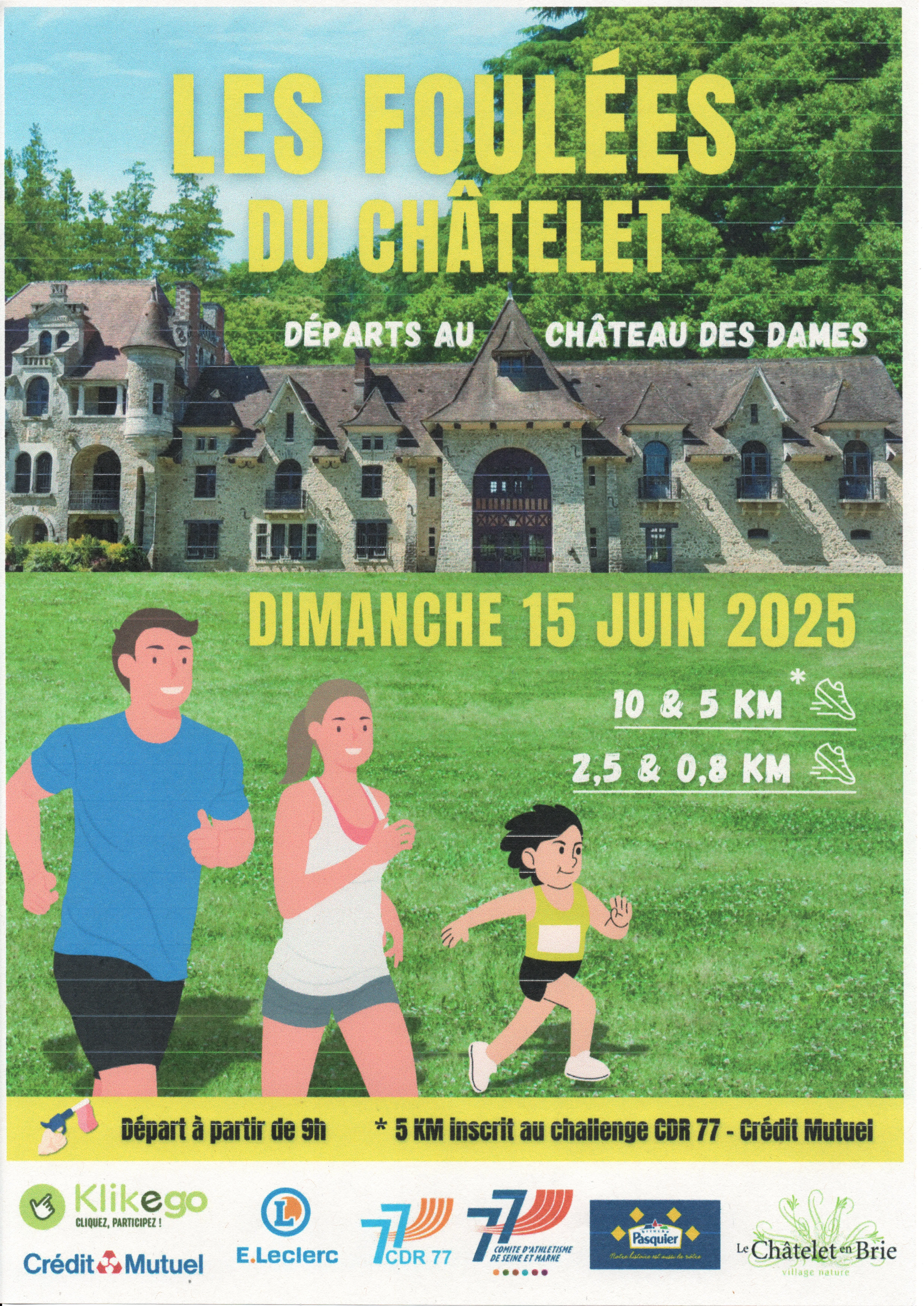 Foulées du Châtelet 2026 Inscription Résultats