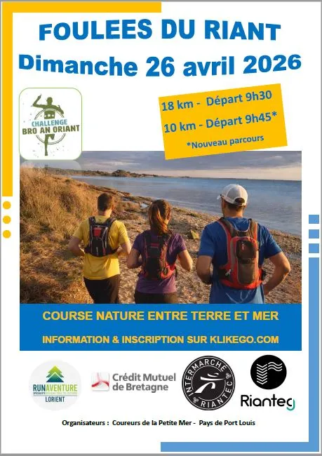 Foulées du Riant 2026 Inscription Résultats