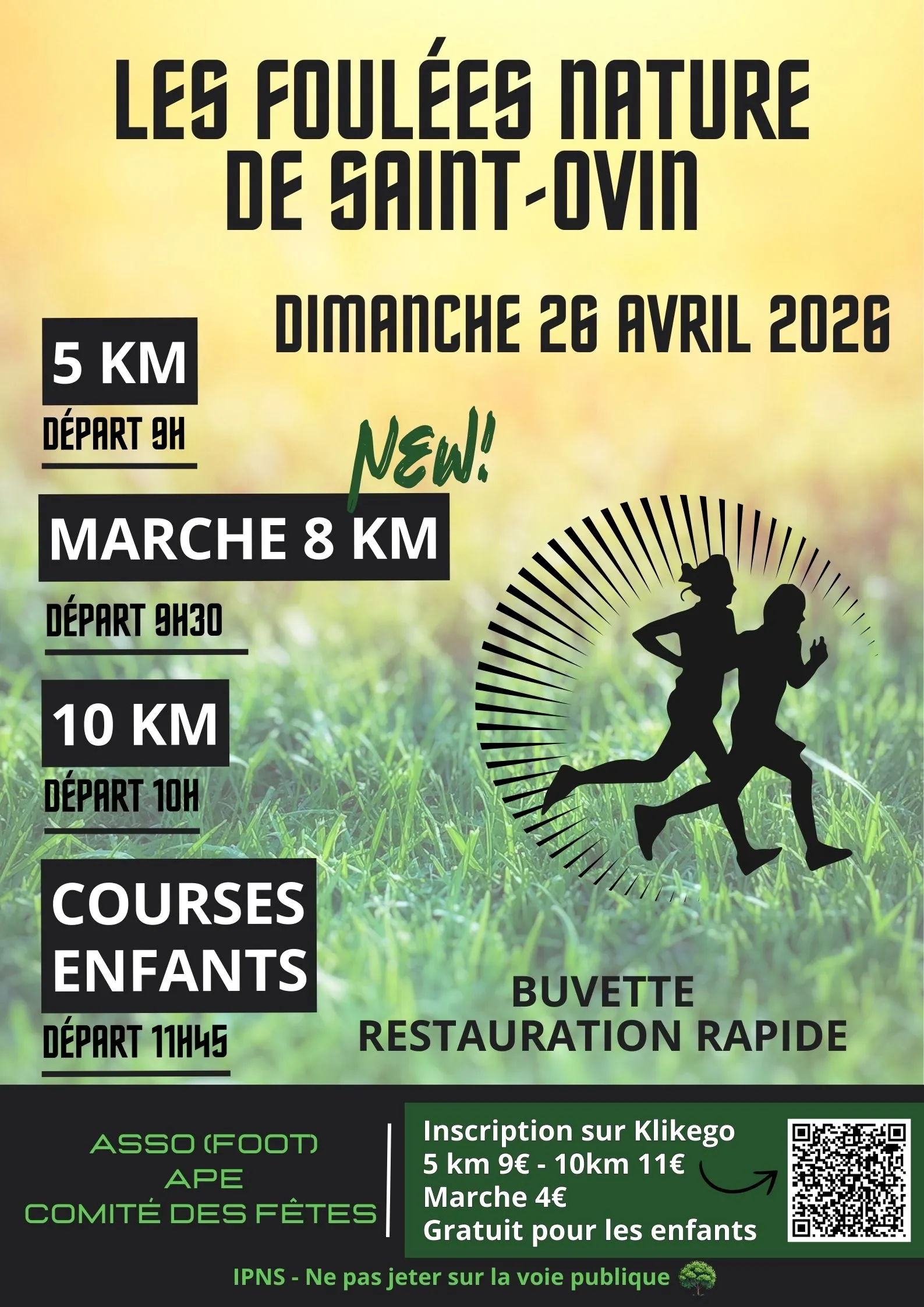 Foulées nature de Saint Ovin 2026 Guide Inscription Résultats