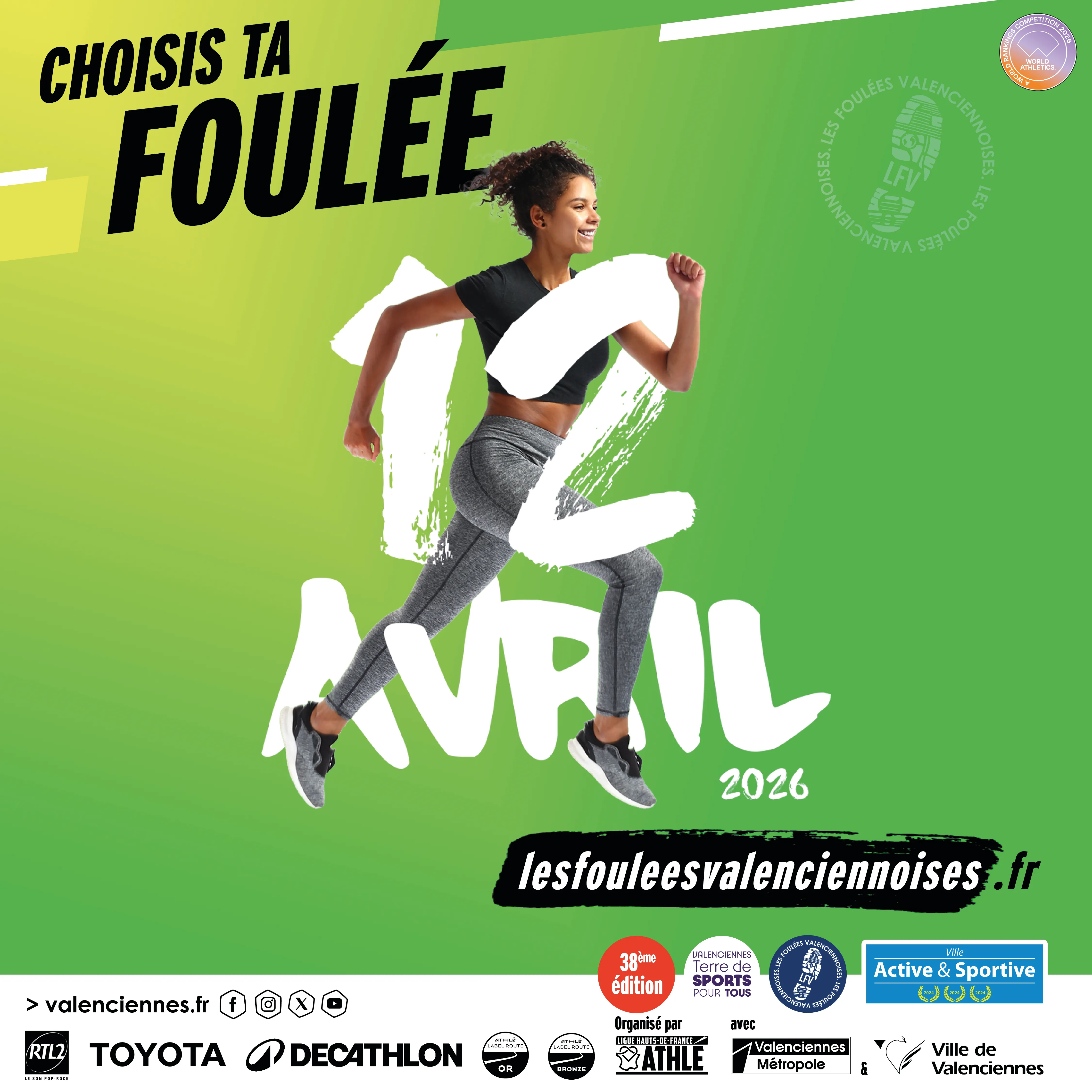 Foulées Valenciennoises 2026 Inscription Résultats