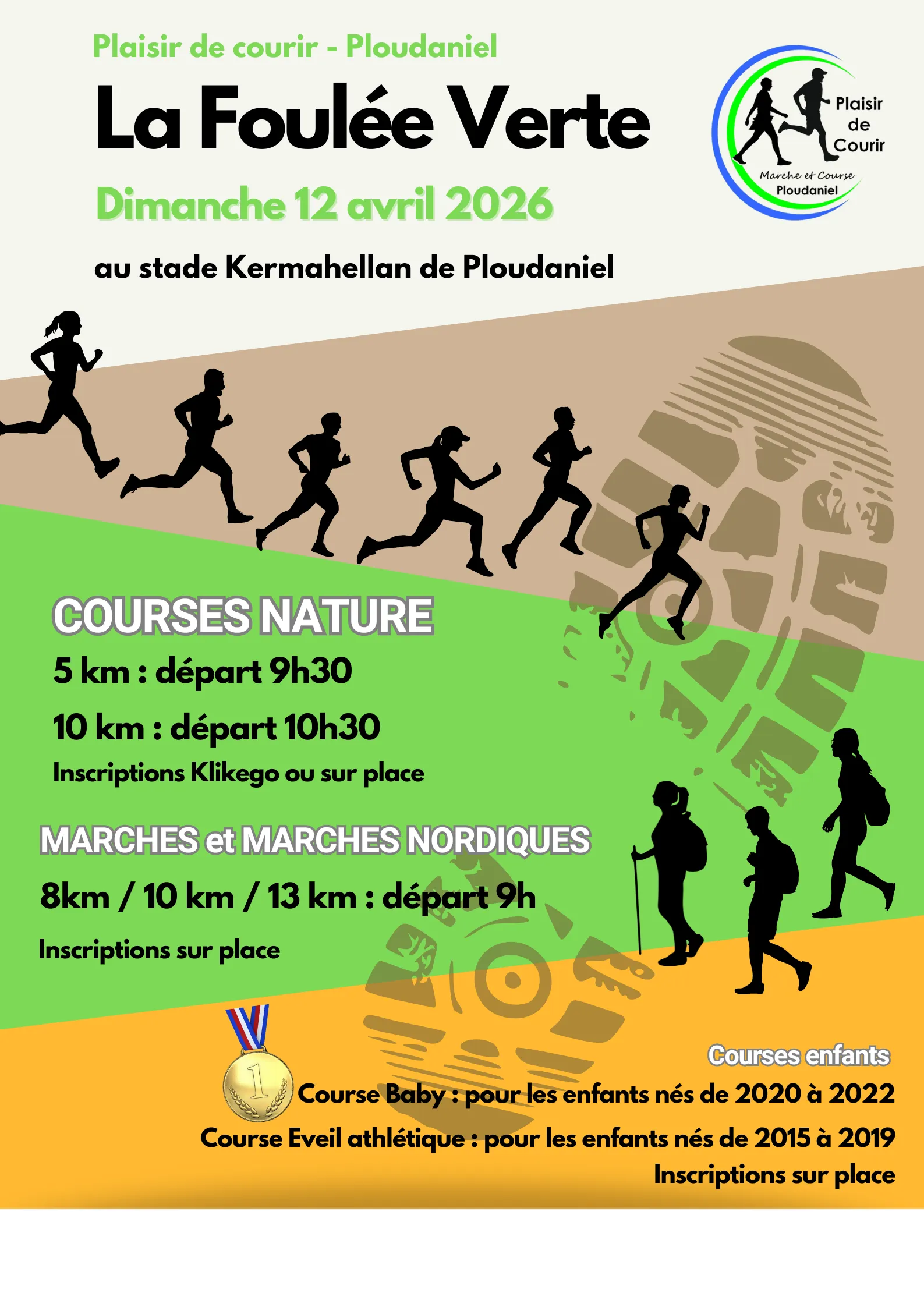 affiche de la course