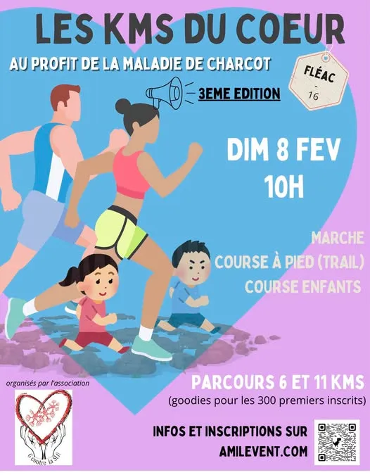 Km du Coeur Fléac 2026 Inscription Résultats