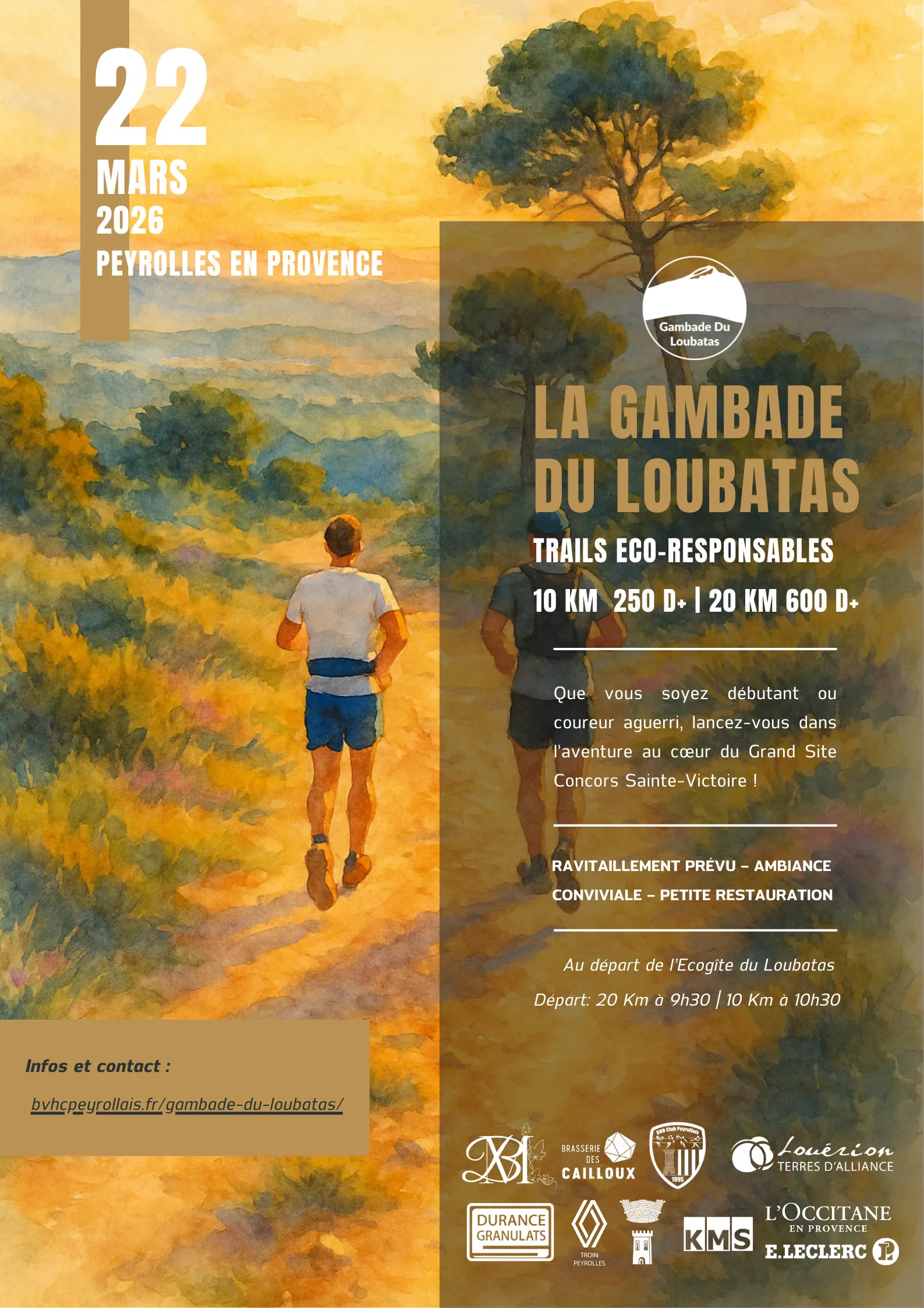affiche de la course