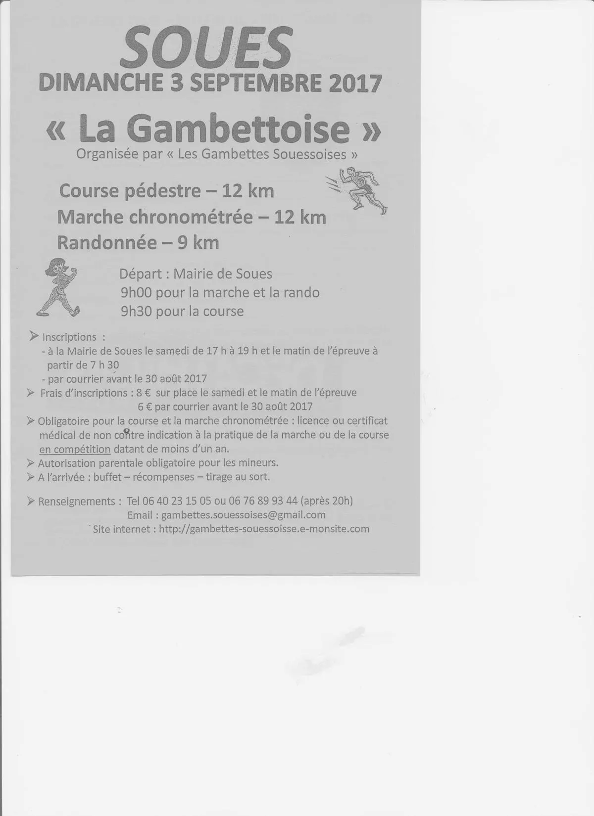 La Gambettoise 2026 Guide Inscription Résultats