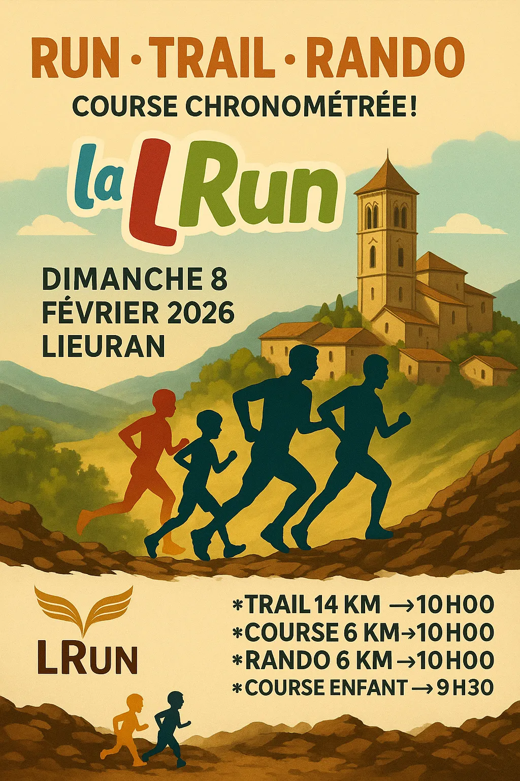La Lrun Lieuran Les Beziers 2026 Inscription Résultats