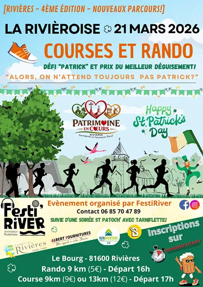 La Rivièroise 2026 Inscription Résultats