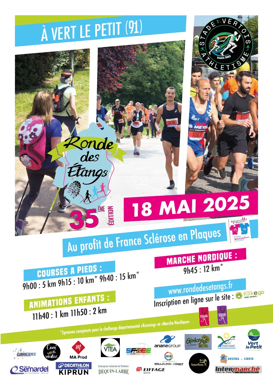 La Ronde des Etangs de Vert le Petit 2026 Guide Inscription Résultats