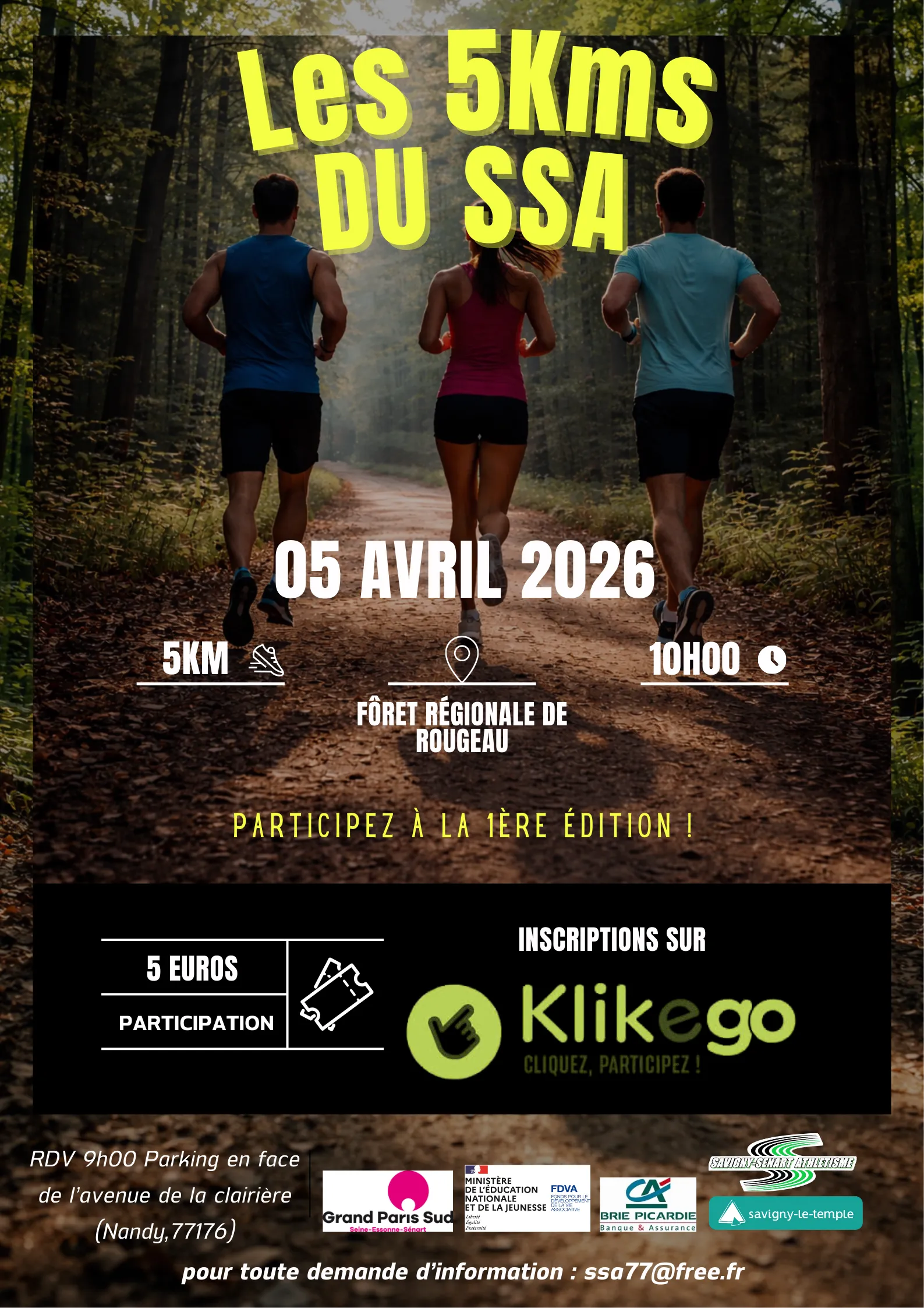 Les 5 kms du SSA 2026 Guide Inscription Résultats