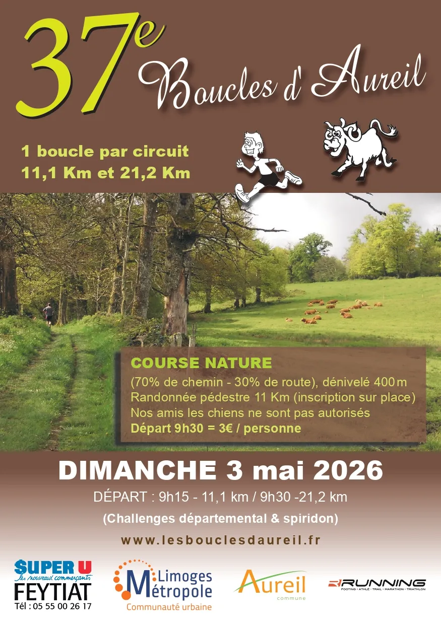 Les Boucles d’Aureil 2026 Guide Inscription Résultats