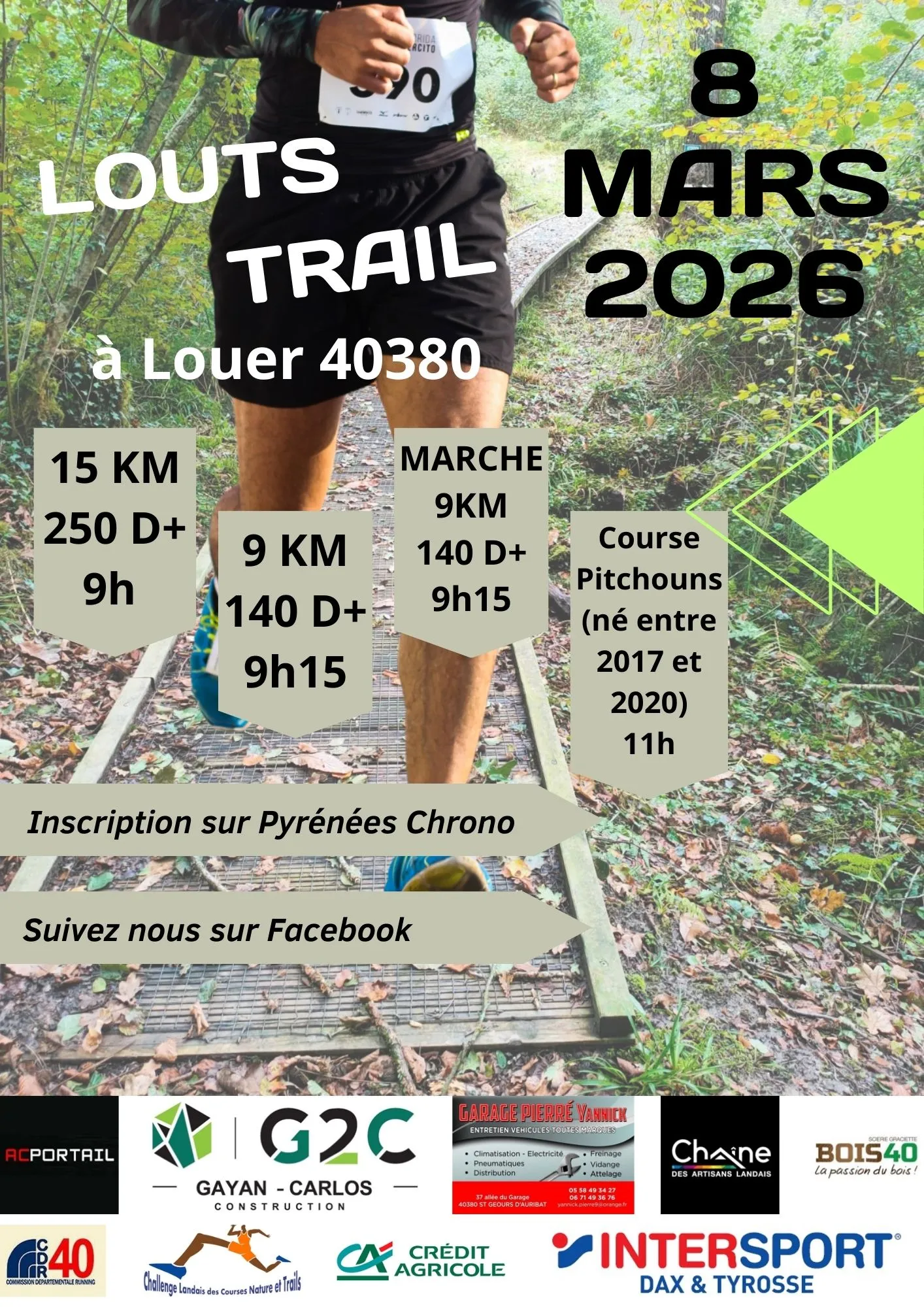 Louts Trail 2026 Inscription Résultats