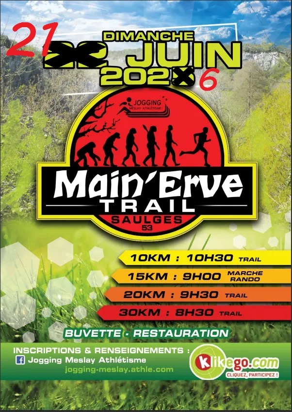 Main&rsquo;Erve Trail 2026 Guide Inscription Résultats