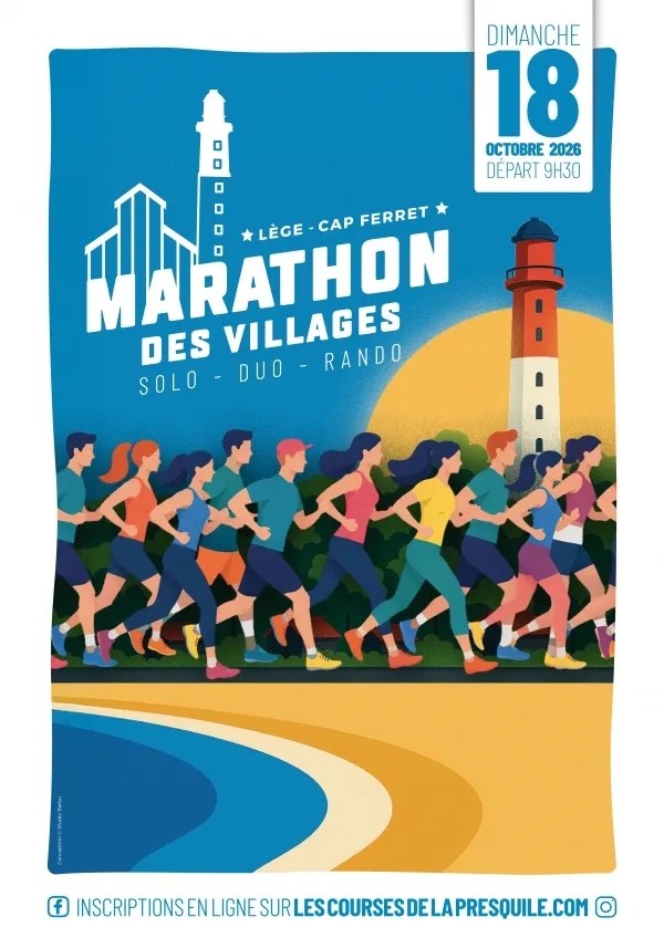 Marathon des Villages – Lege Cap Ferret 2026 Guide Inscription Résultats