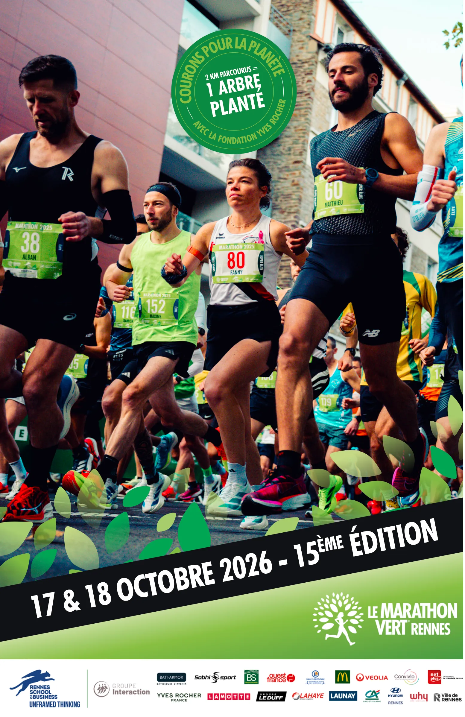 Marathon vert Rennes school of business 2026 Inscription Résultats
